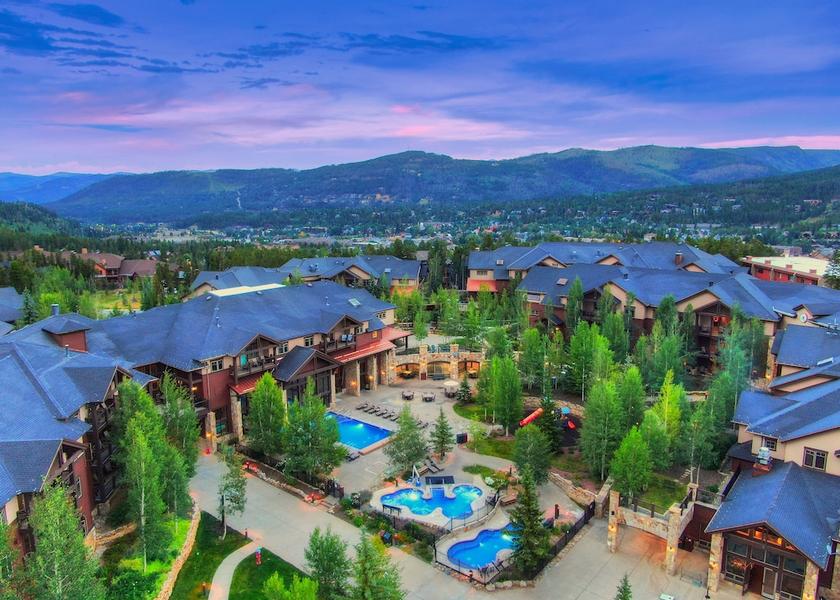 Colorado Breckenridge Aerial View