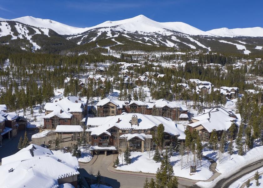 Colorado Breckenridge Aerial View