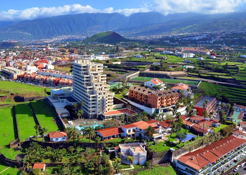 Canary Islands Los Realejos Aerial view