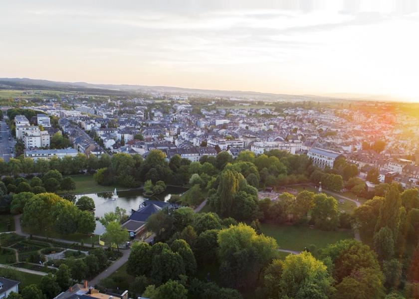  Luxembourg City Aerial View
