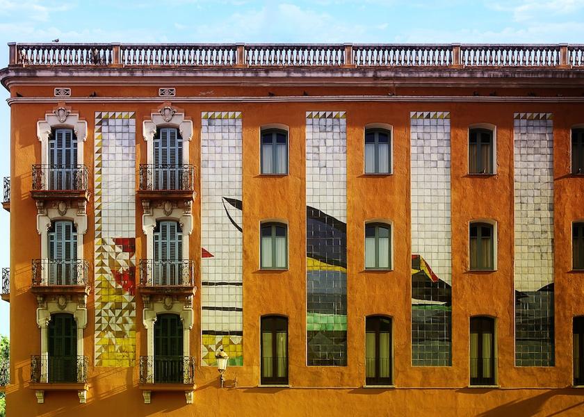 Catalonia Granollers Front of property - evening/night