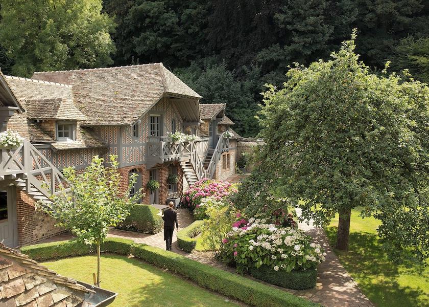 Normandy Honfleur Garden view