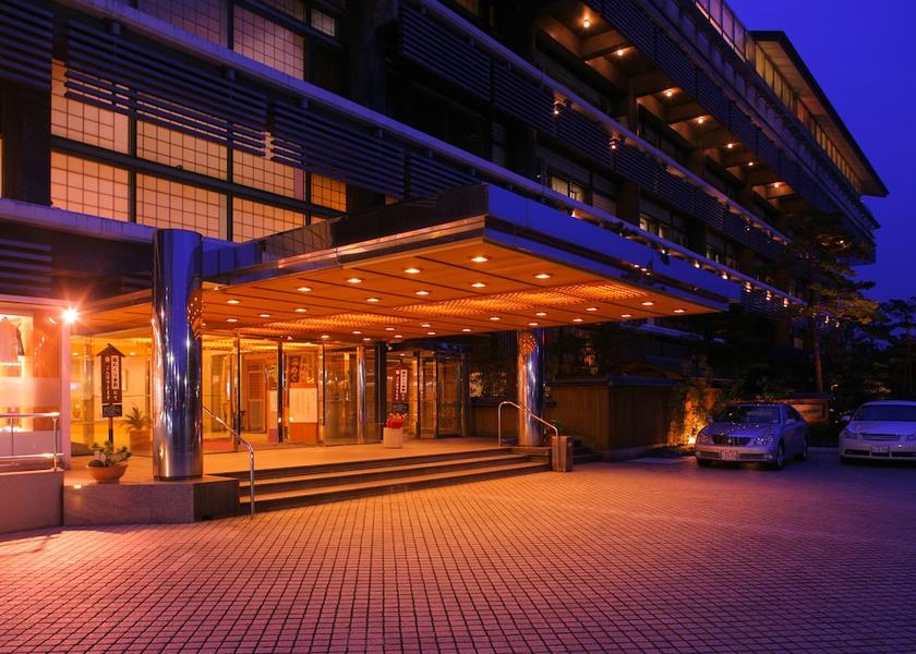 Fukui Awara Front of property - evening/night