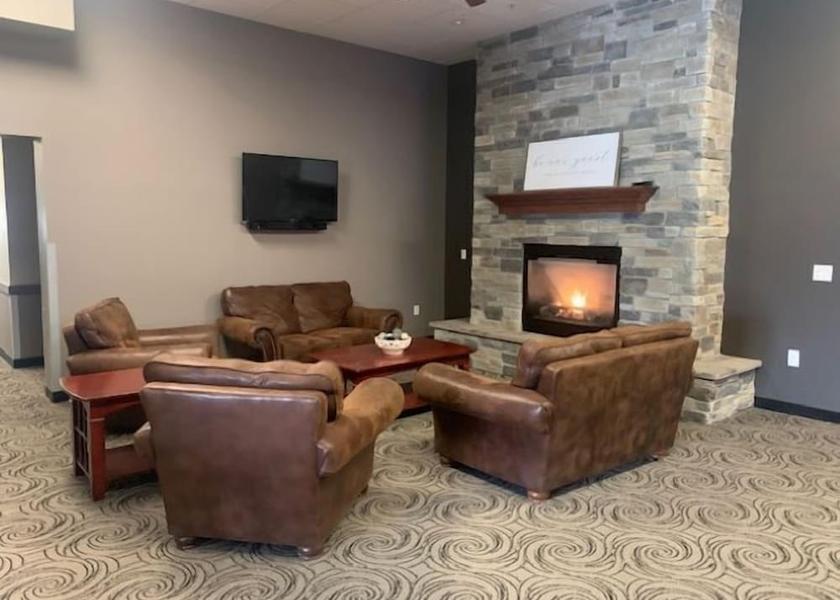 Nebraska Albion Lobby sitting area