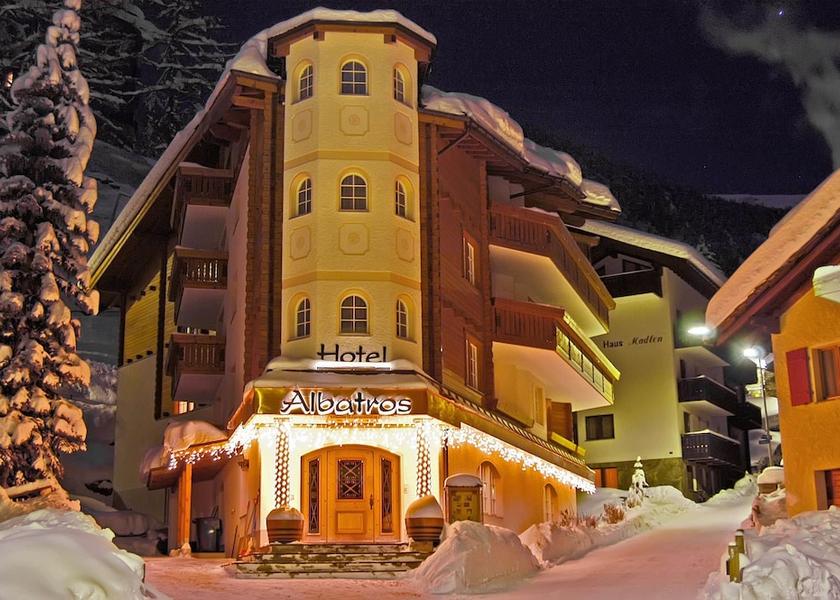 Valais Zermatt Front of property - evening/night