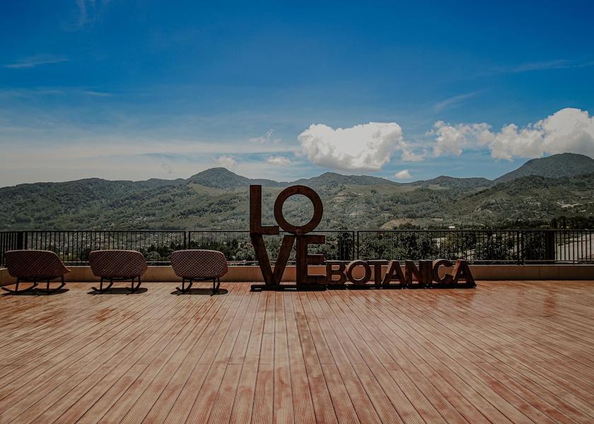 West Java Cisarua Rooftop terrace