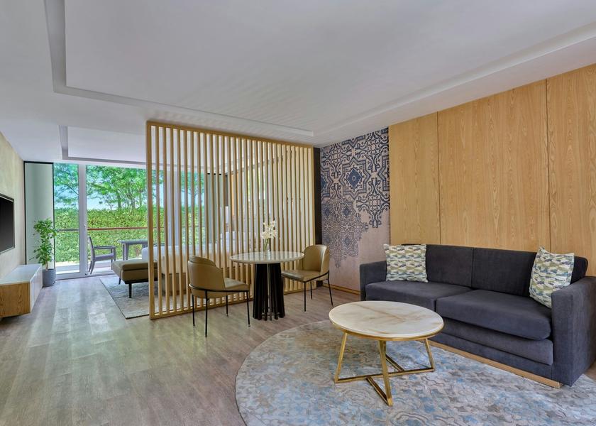 Haryana Faridabad Executive Suite Living Room with Bedroom & Patio