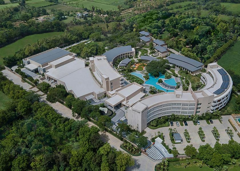 Haryana Faridabad Facade Drone Shot