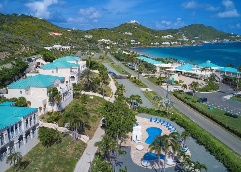 St. Croix Island Christiansted Aerial view