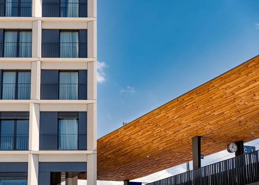 Canton of Fribourg Bulle Exterior Detail