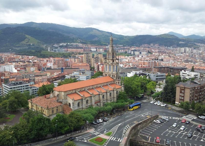 Basque Country Bilbao Aerial View