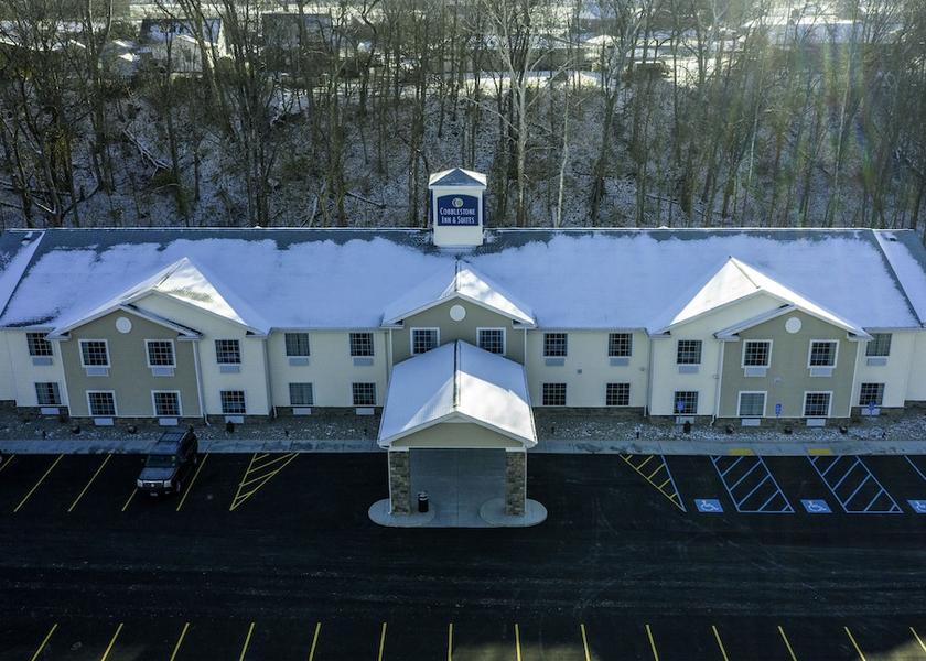 Indiana Brookville Aerial View
