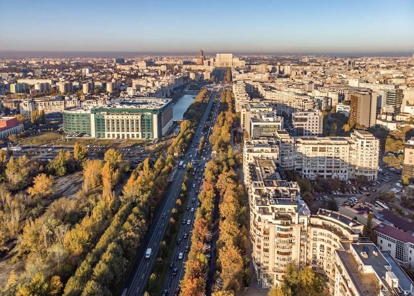  Bucharest City View from Property
