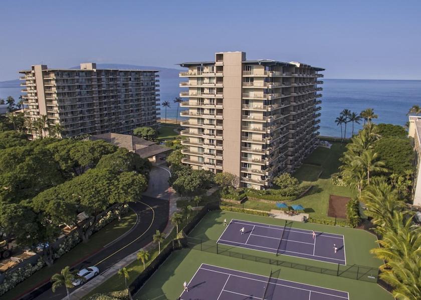 Hawaii Kaanapali Aerial View