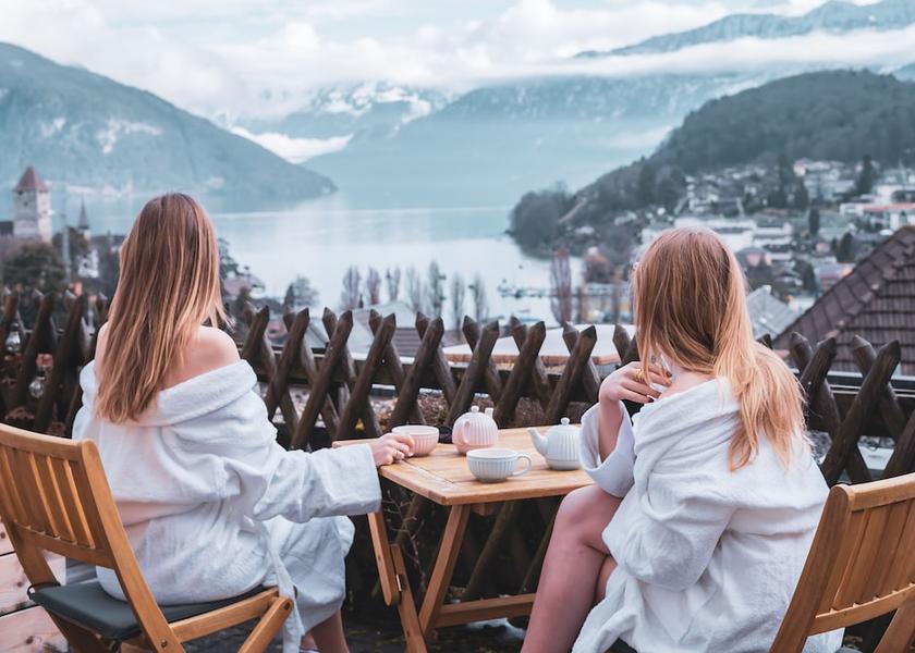 Canton of Bern Spiez Terrace
