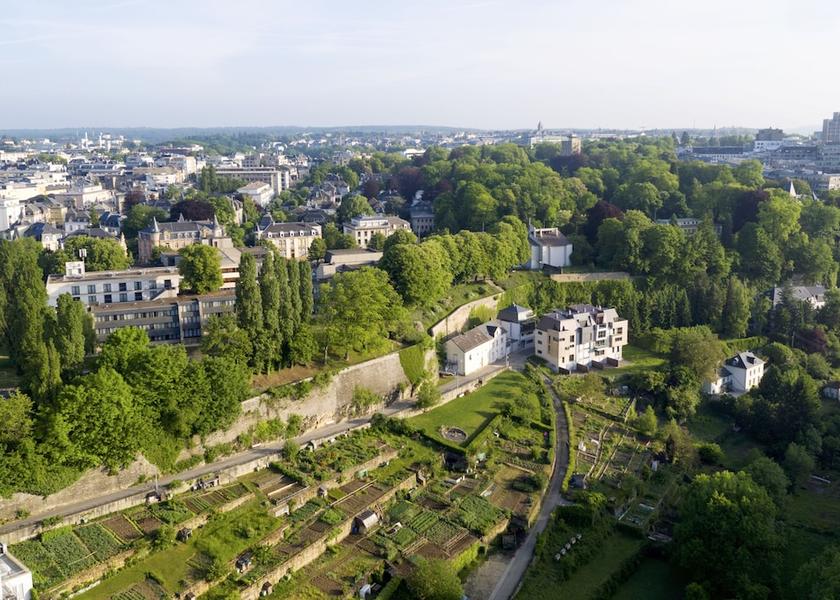  Luxembourg City Aerial View