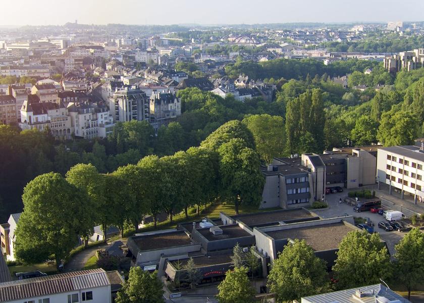  Luxembourg City Aerial View