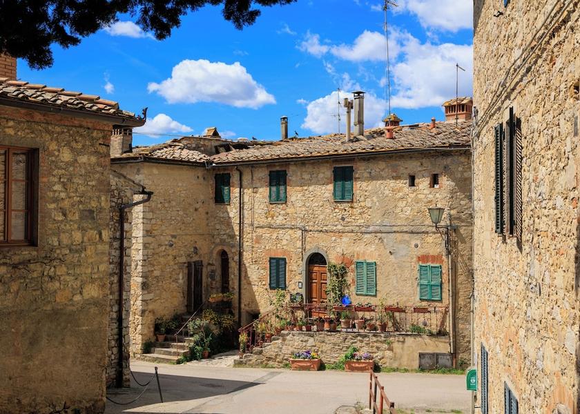 Tuscany Castellina in Chianti Exterior Detail