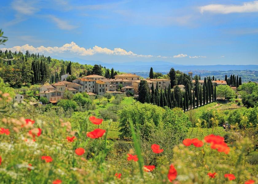 Tuscany Castellina in Chianti Exterior Detail