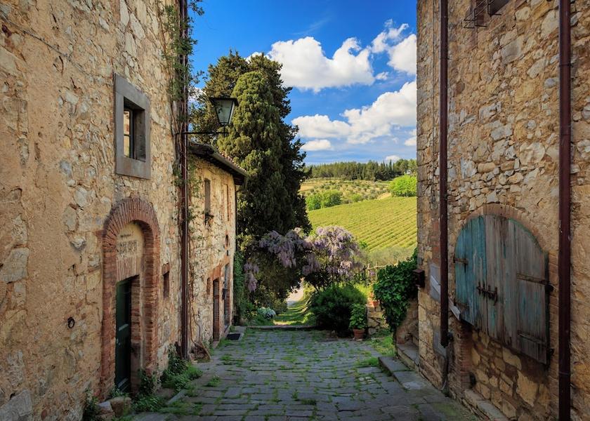 Tuscany Castellina in Chianti Exterior Detail