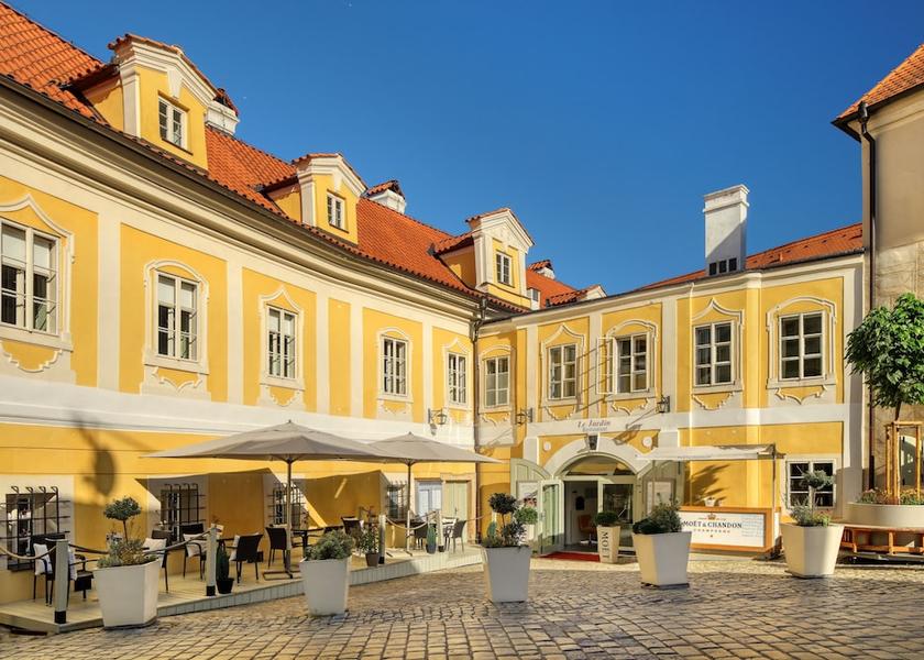 South Bohemia Region Český Krumlov Outdoor banquet area