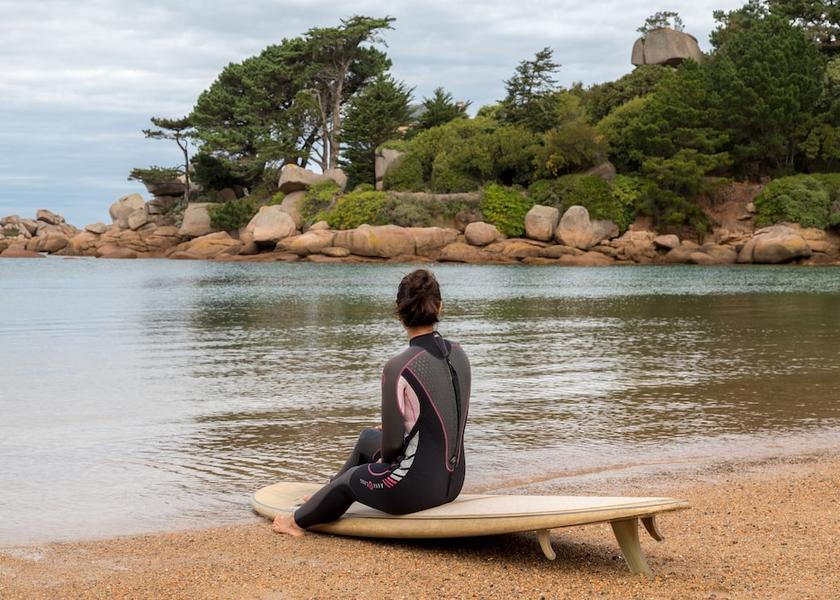 Brittany Perros-Guirec Beach