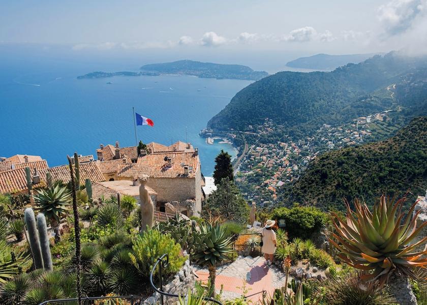 Provence - Alpes - Cote d'Azur Roquebrune-Cap-Martin Aerial View