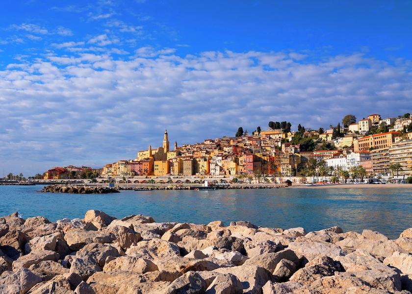 Provence - Alpes - Cote d'Azur Roquebrune-Cap-Martin Beach