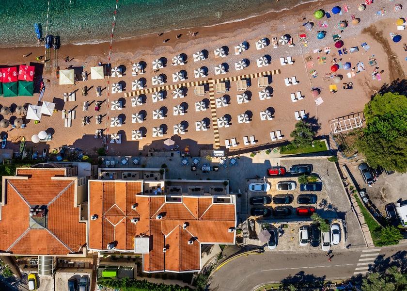  Sveti Stefan Aerial View