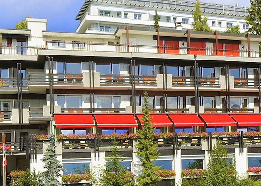 Valais Crans-Montana Aerial View