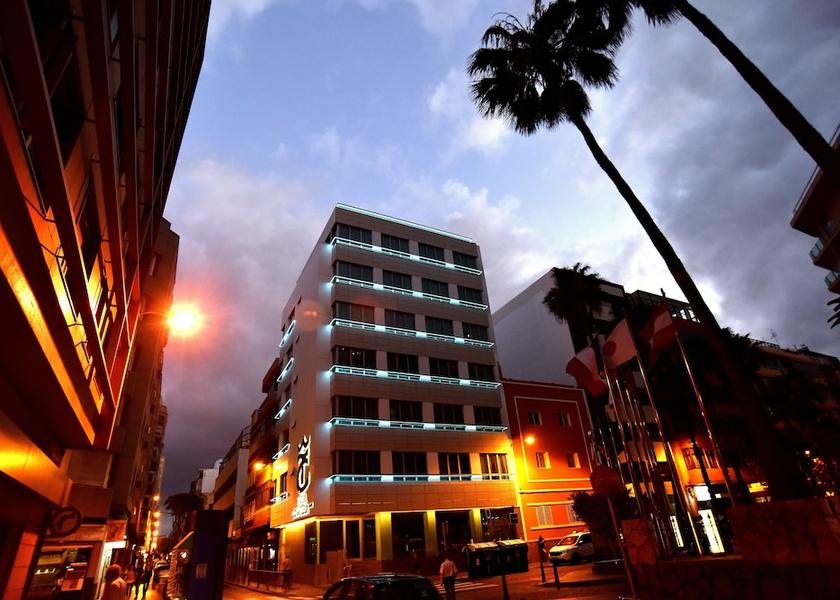 Canary Islands Las Palmas de Gran Canaria Front of property - evening/night