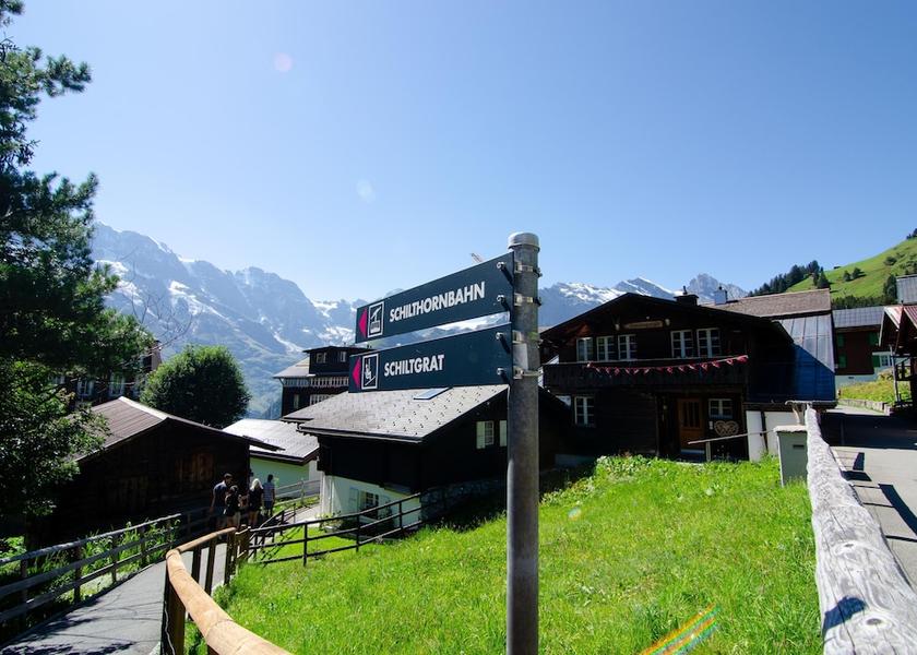 Canton of Bern Lauterbrunnen Hill view