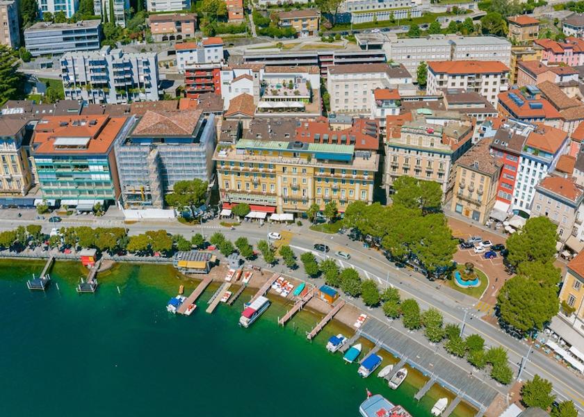 Canton of Ticino Lugano Exterior Detail