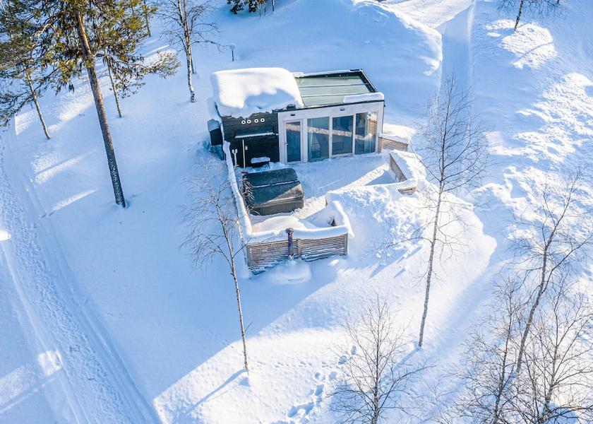 Lapland Kittila Outdoor spa tub