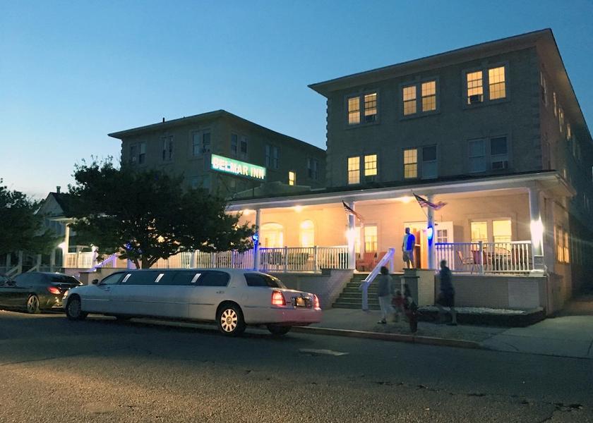 New Jersey Belmar Front of property - evening/night