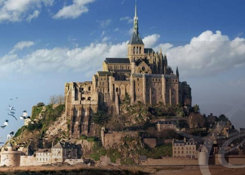 Normandy Le Mont-Saint-Michel Exterior Detail