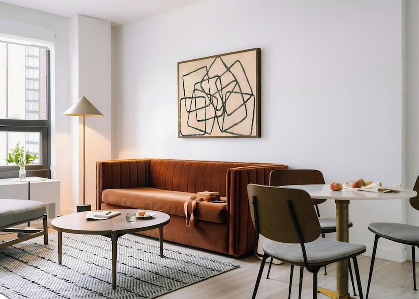 New York Long Island City Living Area
