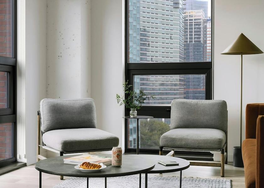 New York Long Island City Living Area