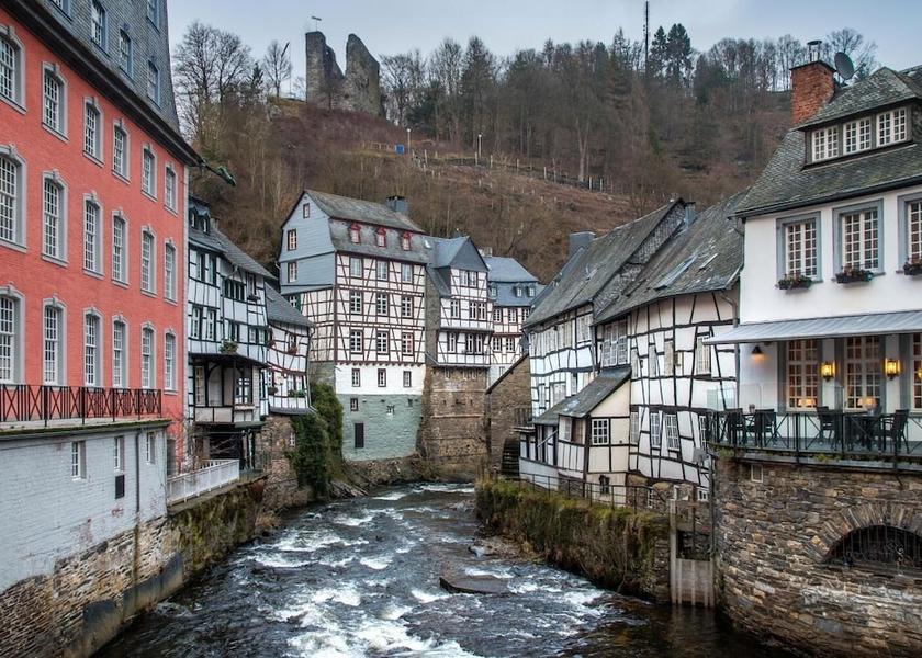 North Rhine-Westphalia Monschau Exterior Detail