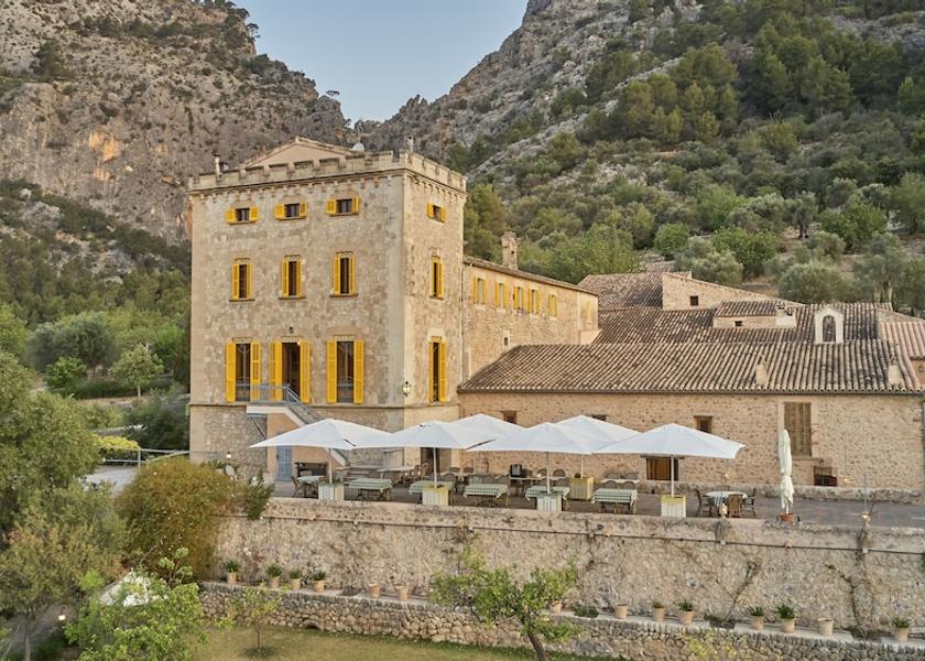 Balearic Islands Bunyola Aerial view