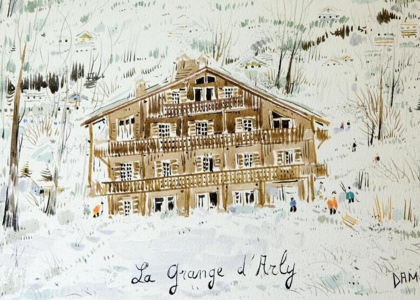 Auvergne-Rhone-Alpes Megeve Exterior Detail
