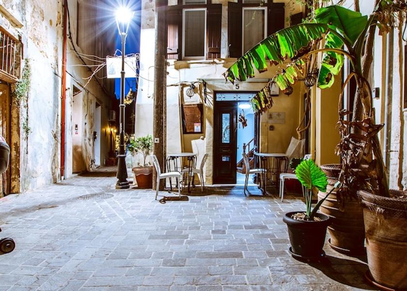Crete Island Chania Facade