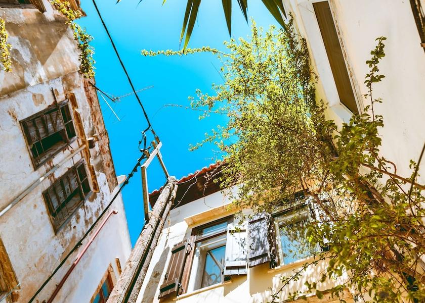 Crete Island Chania Facade