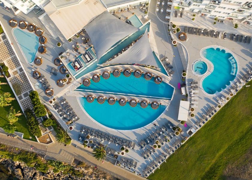 Larnaca District Paralimni Aerial View