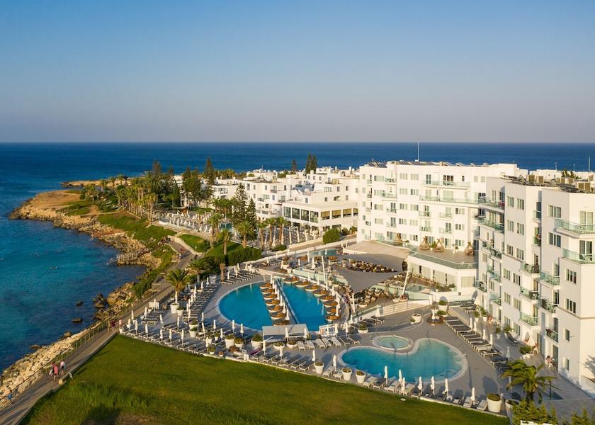 Larnaca District Paralimni Aerial View