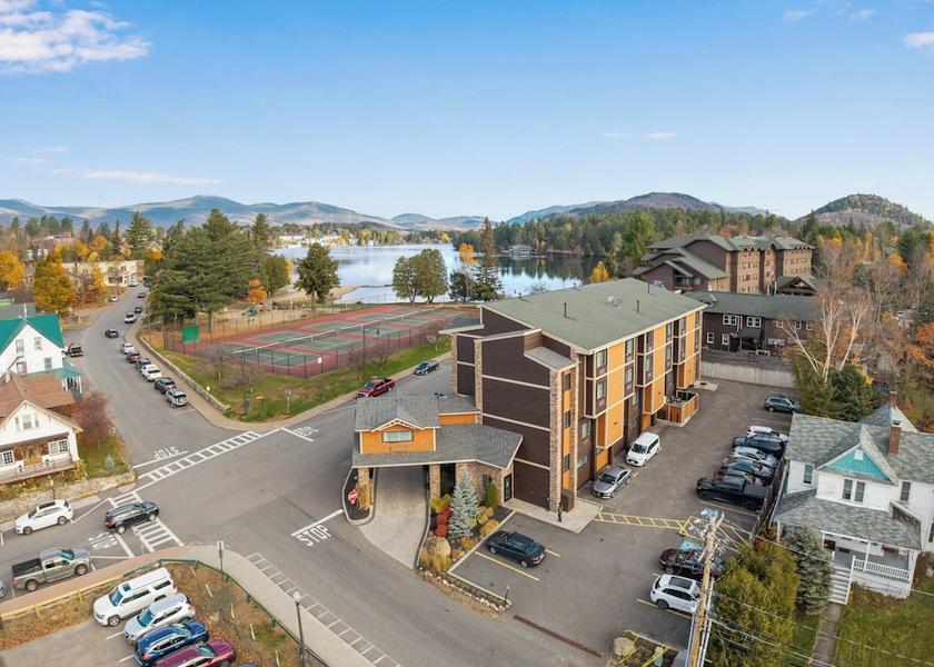 New York Lake Placid Exterior Detail