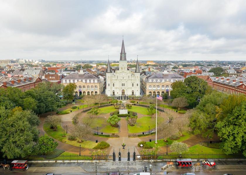 Louisiana New Orleans Aerial view