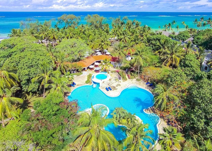 Kwale County Diani Beach Aerial view