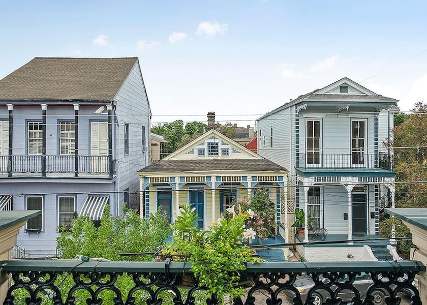 Louisiana New Orleans Balcony view