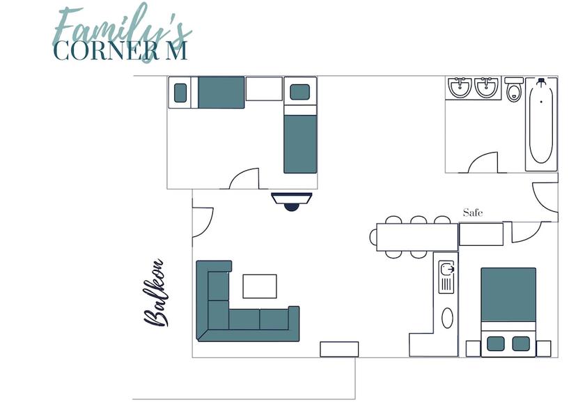 Room layout blue print